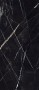 Marble Effect Black/Dark Grey Large Format Over 600x600 Porcelain for Wall/Floor; Finish - Matt